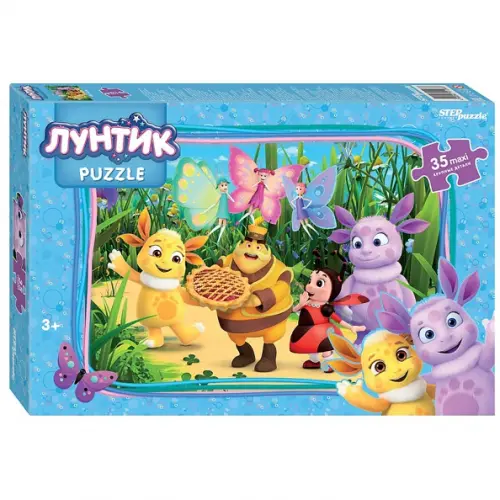 

Пазл-maxi. Лунтик. New 1, 35 элементов, Голубой