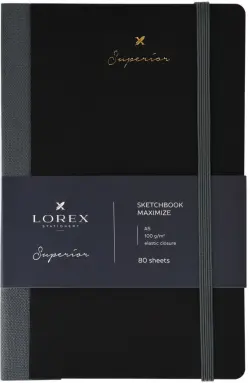 Скетчбук SUPERIOR, 80 листов, А5