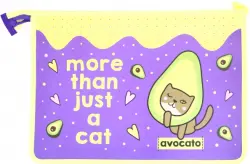 Папка для тетрадей "Авокадо", пластиковая, А4, одно отделение (AMc_60025)