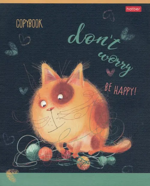 

Тетрадь "Be happy", А5, 48 листов, клетка, в ассортименте (48Т5лтВ1)