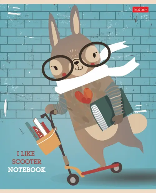 

Тетрадь I LIKE_sсooter, 48 листов, клетка, А5, в ассортименте