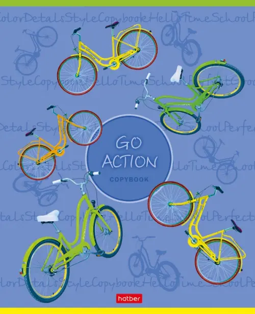 

Тетрадь Go Action, 48 листов, линия, А5, в ассортименте, Фиолетовый