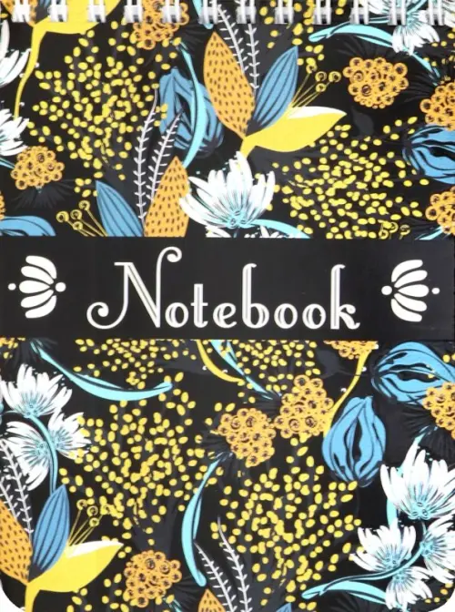 Блокнот Цветочный орнамент А6 80 листов клетка 49₽