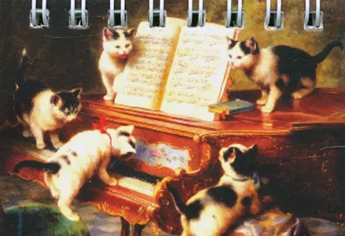 

Блокнот. Котята, А8, пружина