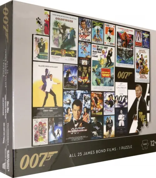 

Пазл. James Bond 007. Постеры, 1000 элементов