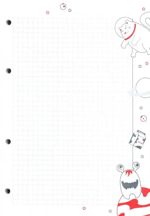 Блок сменный для тетрадей на кольцах 100 листов клетка Mur-mur N1682 149₽