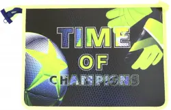 Папка для тетрадей "Football", пластиковая, А4, одно отделение (AMc_60032)