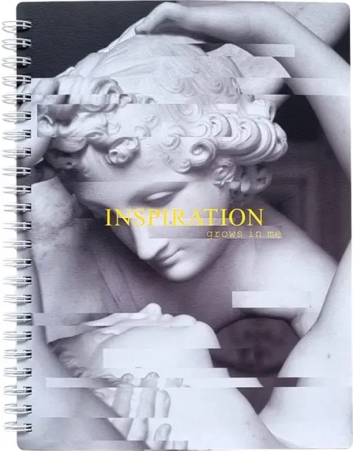 

Тетрадь "Inspiration. Пара", 156х207 мм, 96 листов, клетка, Серый