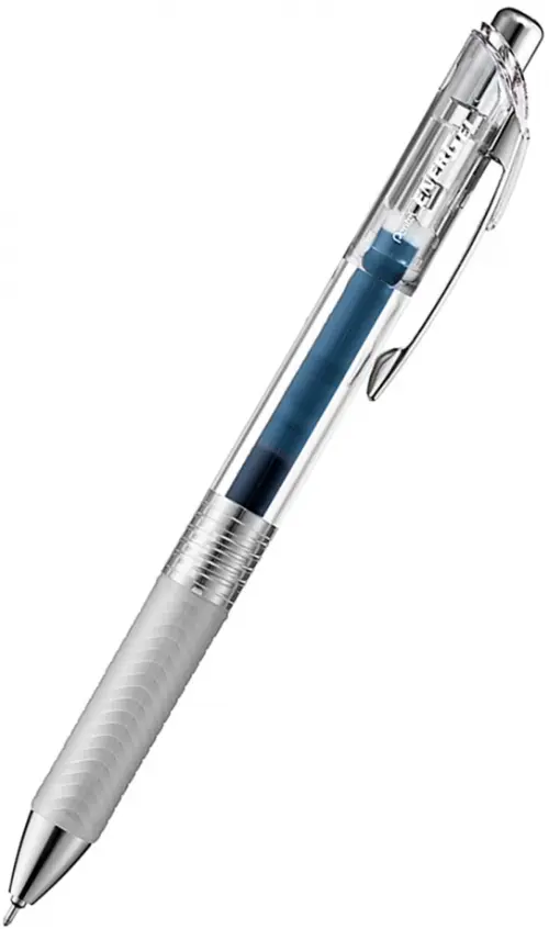 

Ручка гел. авт. Energel Infree т-синяя BLN75TL-CA, Серый