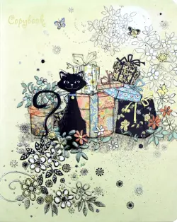 Тетрадь 48 листов,клетка, "Багарт - Черная кошка" (28324)