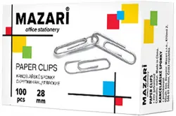 Скрепки 28 мм, 100шт оцинк. (M-6884)