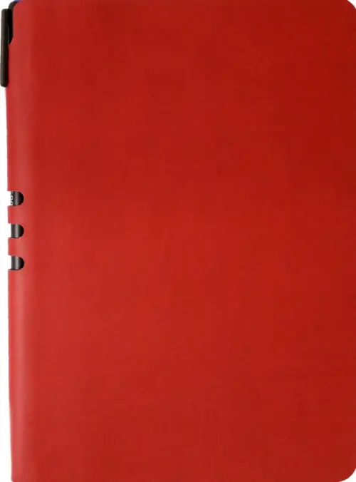 Ежедневник недатированный с ручкой 128 листов А5 красный 566₽