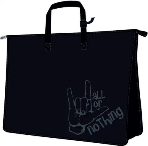 Папка для чертежей и рисунков А3 с ручками Все или ничего 505₽