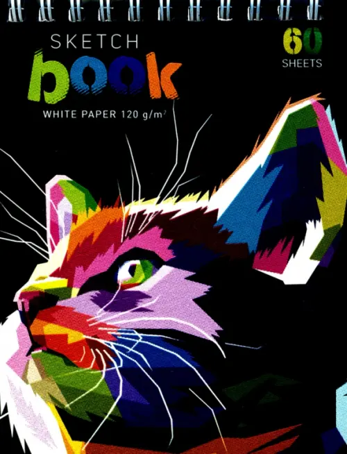 Скетчбук 60 листов А6 гребень Цветокотэ офсет 97859 83₽