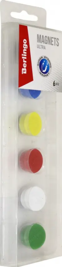 Набор магнитов, 6 штук (20 мм) "Ultra" (SMm_02020)