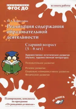 Реализация содержания образовательной деятельности. 5–6 лет. Художествено-эстетическое развитие