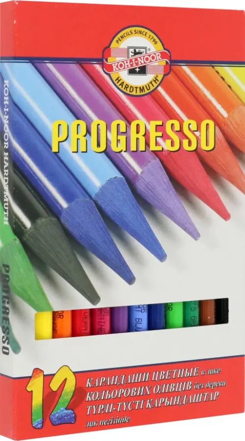 Карандаши Progresso, 12 цветов