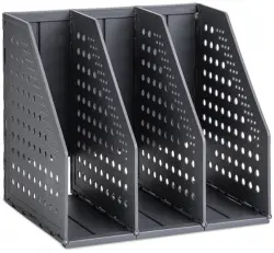 Лоток вертикальный, складной, черный 79003