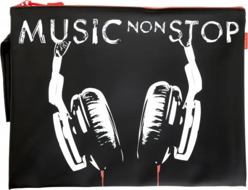 

Папка для тетрадей. Music Non Stop, А4, Чёрный