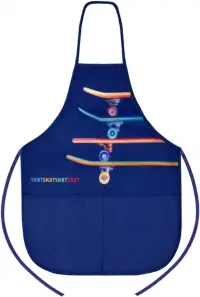 Фартук для уроков труда и рисования. Скейтборды