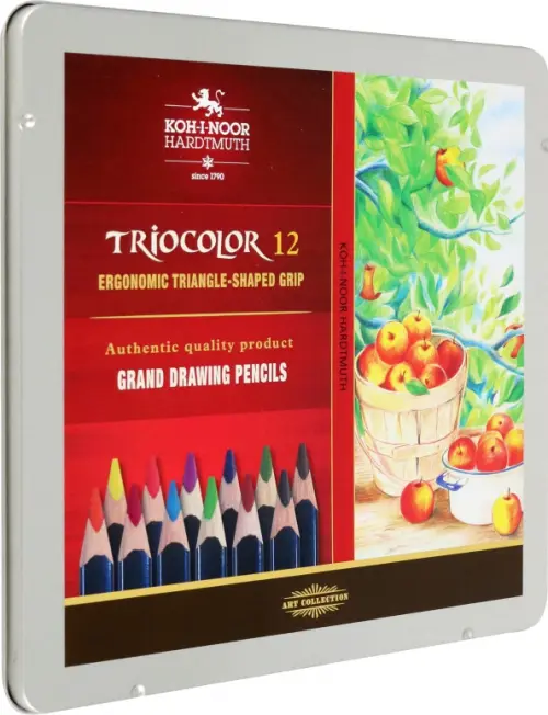 Карандаши цветные Jumbo Triocolor 3162, 12 цветов