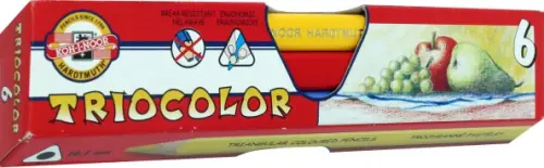 

Карандаши цветные Jumbo. Triocolor, 6 цветов