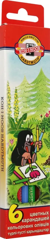 

Карандаши цветные. Mole, 6 цветов