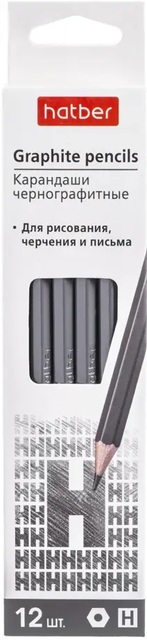 

Карандаш чернографитный Perfect, H, Серый
