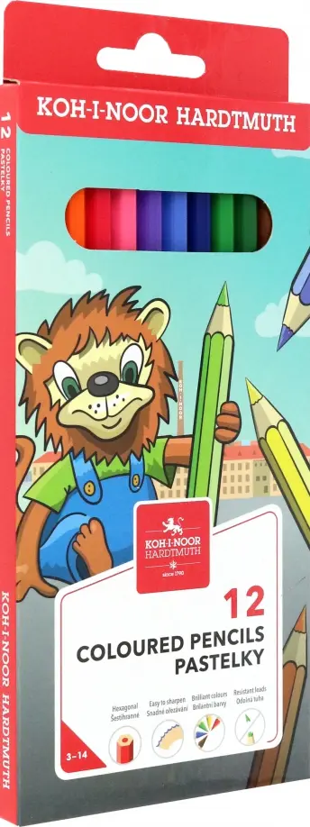 

Карандаши цветные Lion 3552, 12 цветов