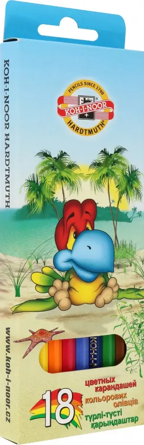 

Карандаши цветные Birds 3553, 18 цветов