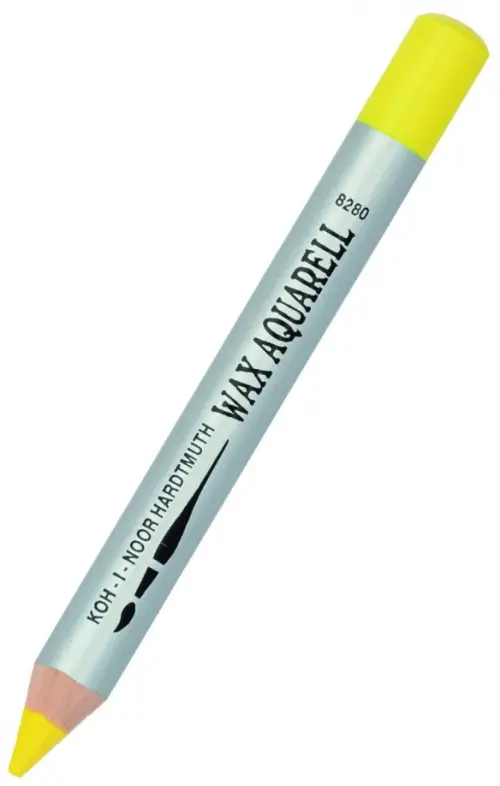 

Карандаш восковой акварельный Wax aquarell 8280/3, хром желтый, Жёлтый