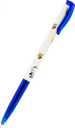 Ручка шариковая автоматическая Slim Ball Point Pen, синяя