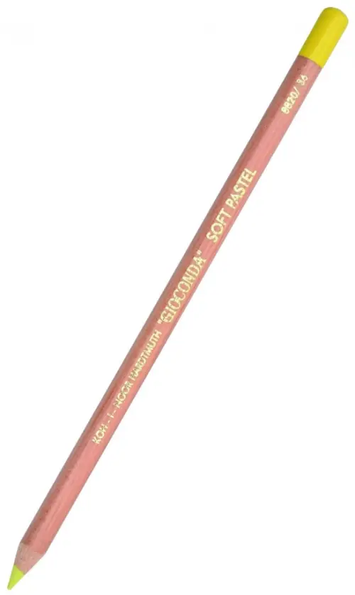 

Карандаш пастельный Gioconda Soft 8820/36, лимонный желтый, Жёлтый