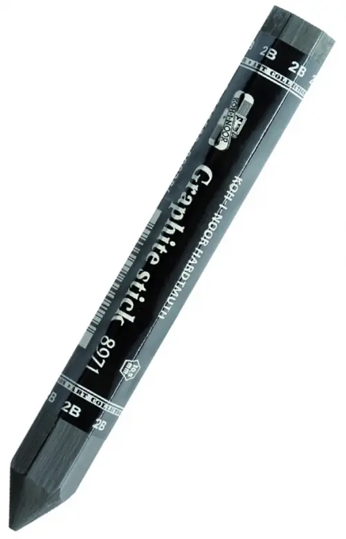 

Карандаш цельнографитный Jumbo Graphite Stick 8971, 2В, Чёрный