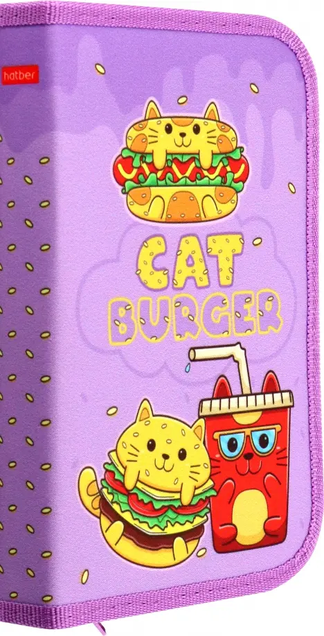 

Пенал. Cats-Fast food, Фиолетовый