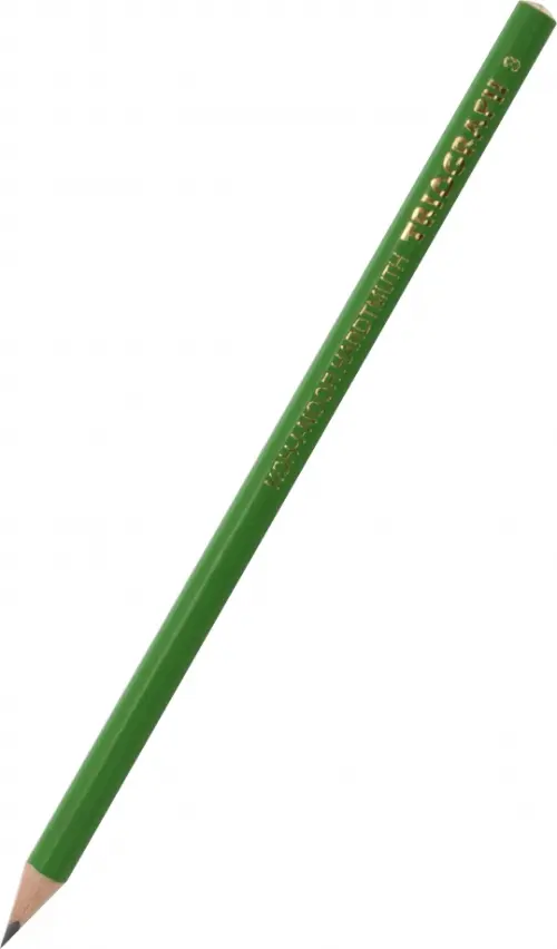 

Карандаш чернографитный Triograph 1802, H, Зелёный