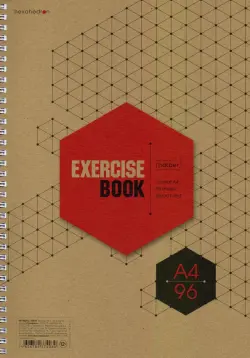 Тетрадь общая. Крафт, графика, 96 листов, А4, клетка