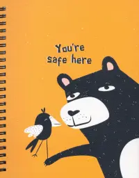 Тетрадь Silly. Медведь, 96 листов, клетка