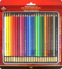 Карандаши акварельные Mondeluz 3724, 24 цвета