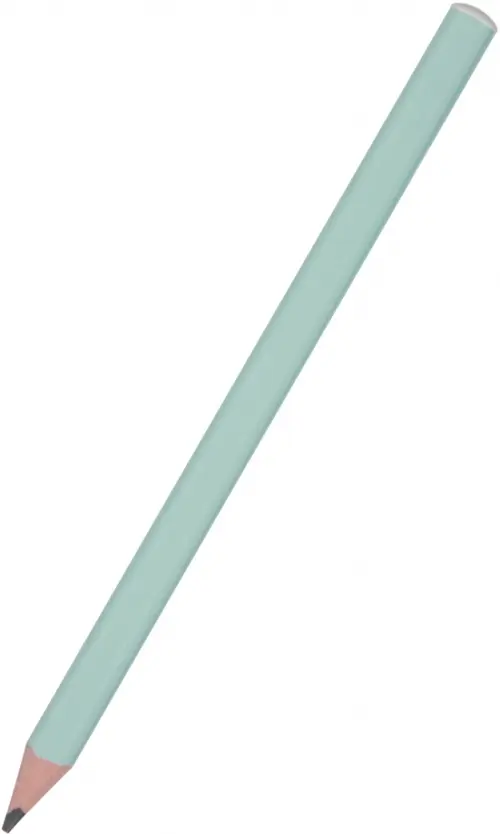 

Карандаш чернографитовый GraphixZefir Jumbo. Зефирный мятный, 4В, Зелёный