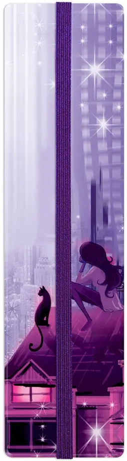 

Закладка для книг картонная. Мечтатели, Фиолетовый