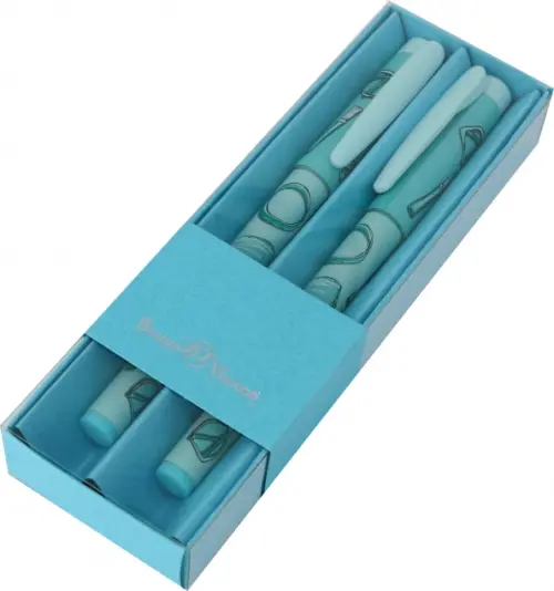 

Набор из 2 синих шариковых ручек FreshWrite. Life Style. Mint Dream, 0.7 мм, Голубой