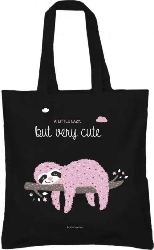 

Сумка-шоппер Pink Sloth, Чёрный