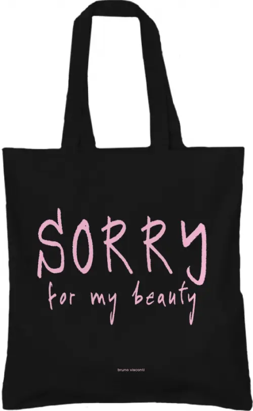 

Сумка-шоппер Sorry, Чёрный