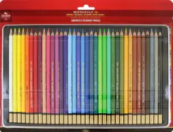 Карандаши акварельные Mondeluz 3725, 36 цветов