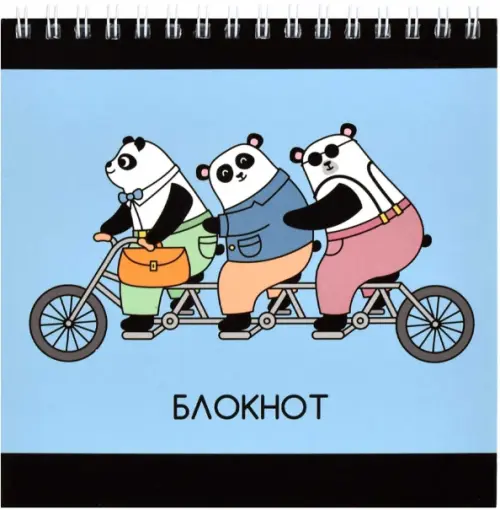 

Блокнот на гребне. Трио, 60 листов, Голубой