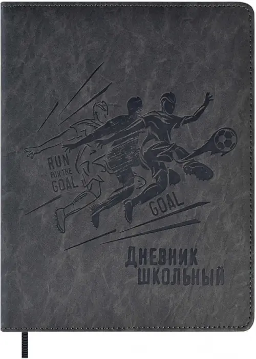 

Дневник школьный Футболисты, Серый
