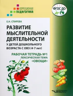 Развитие мыслительной деятельности у детей дошкольного возраста с ОВЗ (4-7 лет). Рабочая тетрадь № 1