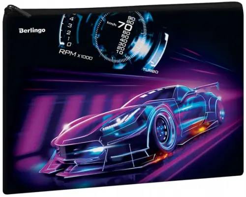 

Папка Neon car, А4, Фиолетовый