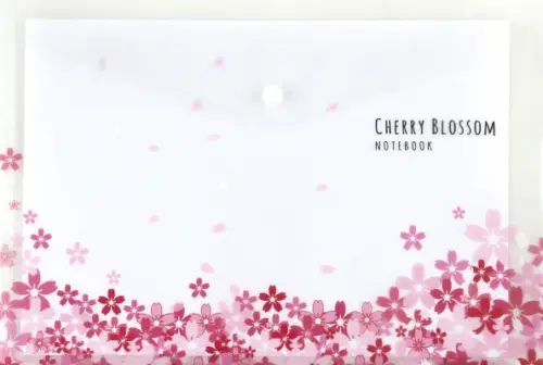 

Папка на кнопке Cherry Blossom, А4